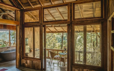 The cabins are comfortable. Do note that not all rooms are wooden cabins, so double-check what you book!