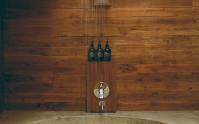 While the shower is designed to reduce water, its still very comfy!