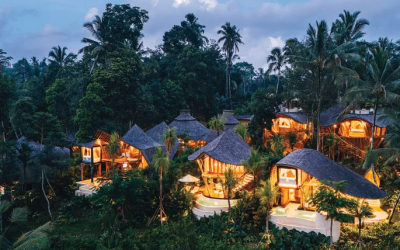 While this is a boutique resort, it has a restaurant, gym and spa.