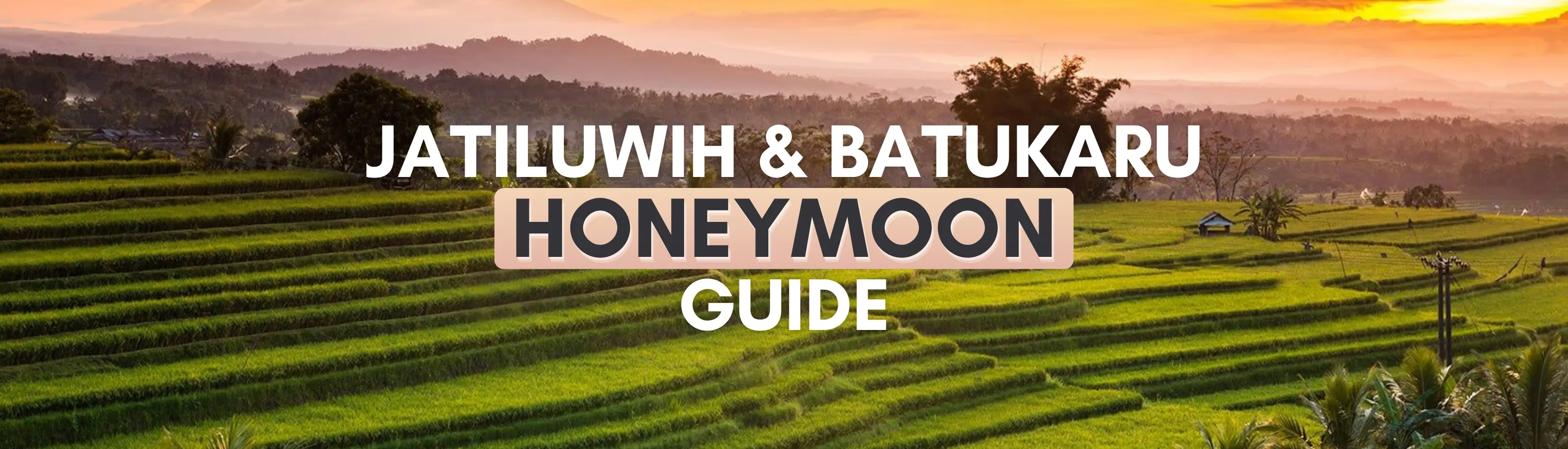 Jatiluwih & Batukaru Honeymoon 